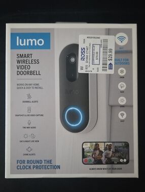Lumo Smart Wireless Video Doorbell - NWT